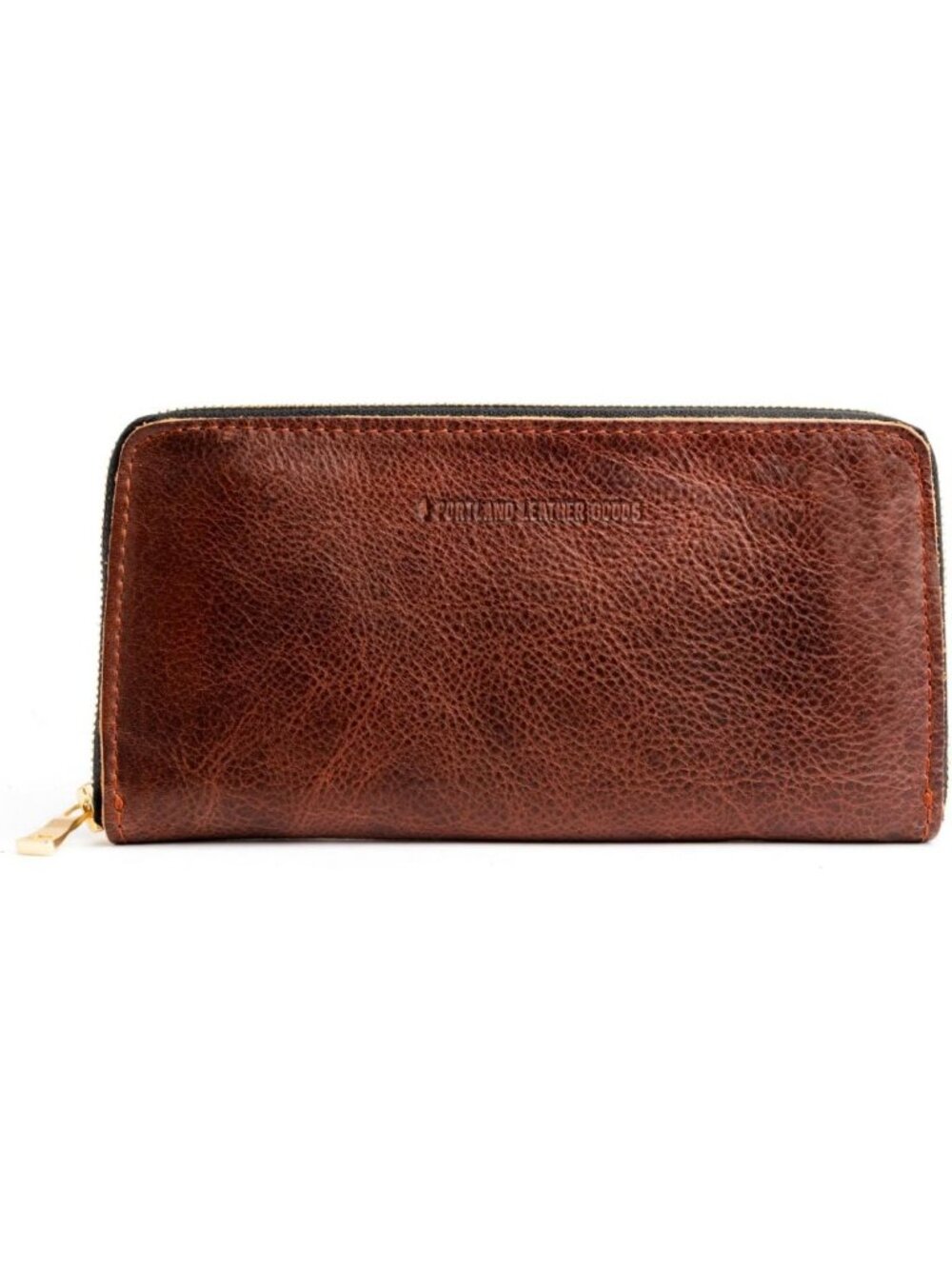 Stylish Women's Accordion Zip Wallet in Nutmeg | Compact & Functional Design